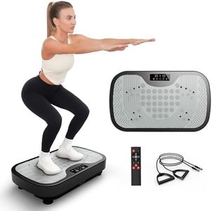 JOROTO Viberation Plate Exercise Machine，Vibration Platform Lymphatic Drainage with Acupressure Nodes，Body Shaker Exercise Machine for Weight Loss，Toning & Wellness-Maximum Load 150kg