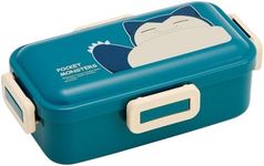 Skater PFLB6AG Lunch Box, 1-Tier, 18.9 fl oz (530 ml), Dome Type, Antibacterial Treatment, Snorlax 24, Pokemon