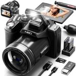 8K 64MP Digital Camera for Photography, Professional Camera(Black)