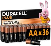 DURACELL Plus AA Batteries (36 Pack