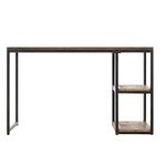 SEI Furniture Southern Enterprises Garviston Reclaimed Wood Writing Desk, Black