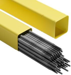 E6013 3/32" 2.5LB Welding Rods - Ideal for Light Metal Fabrication and Home Repairs, Low-Carbon Steel Electrodes with Easy Arc Start and Minimal Spatter, AC/DC Compatible
