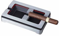 Visol Products VASH410 "Noir en Rouge" Metal Cigar Ashtray