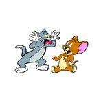 Bhai Please Tom and Jerry Wooden Fridge Magnet (Pack of 1) Fun Comic Character Gift and Decoration