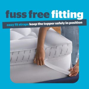Silentnight Airmax 1000 Single Mattress Topper – Breathable Comfort
