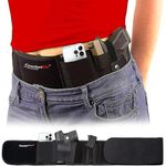 ComfortTac Ultimate Belly Band Holster for Concealed Carry, Black