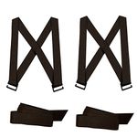 Ulifeme Lifting Straps, Movers Shoulder Harness Moving Straps Furniture Belt for Appliance, Heavy Objects, Large Items, 1 or 2 Person Adjustable Lift Straps, 800 Pound Carrying Weight, Black Colour