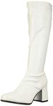 Rubie's Costume Secret Wishes Go-Go Boots, White, Large