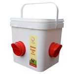 Little Hen Supplies Chicken Feeder, 15KG No Waste Poultry Feeder, 4 Feeder Ports