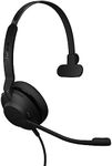 Jabra Evolve2 30 SE Wired Noise-Cancelling Mono Headset with 2-Microphone Call Technology and USB-A Cable - MS Teams Certified, Works with All Other Platforms - Black