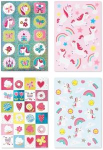 American Greetings 392-Count Bulk Stickers for Kids, Unicorns and Rainbows