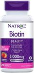 Natrol Biotin 5000 mcg, Strawberry 