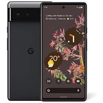 Google Pixel 6, 5G Android Phone - Unlocked Smartphone with Wide and Ultrawide Lens - 128GB - Stormy Black