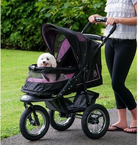 Pet Gear No-Zip NV Pet Stroller – Easy Access, All-Terrain Wheels