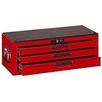 Teng Tools 3 Drawer Professional Portable Steel Lockable Red N Series Middle Tool Box - TC803N