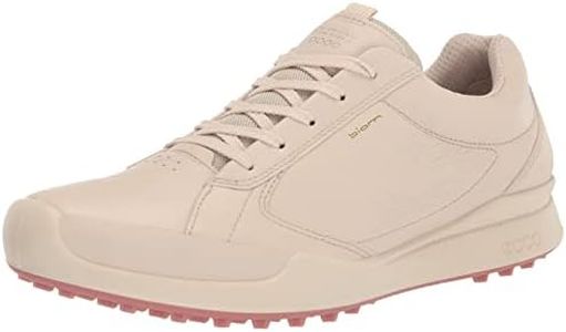 ECCO Women's Biom Hybrid Original Hydromax Water Resistant Golf Shoe, Limestone, 7-7.5