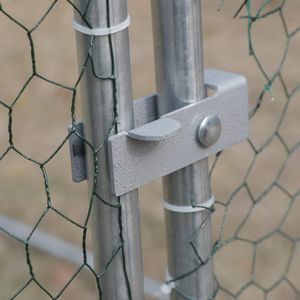 FoxHunter Outdoor Metal Chicken Run Cage – 3x8x2m Walk-In Poultry Enclosure