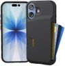 Smartish® iPhone 17 Wallet Case - Wallet Slayer Vol. 1 [Slim + Protective] Credit Card Holder - Drop Tested Flip Hidden Card Slot Cover for Apple iPhone 17 - Black Tie Affair