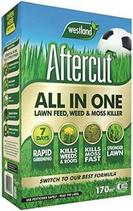 Aftercut 20400473 All In One Lawn Feed, Weed and Moss Killer, 170 m2, 5.25 kg