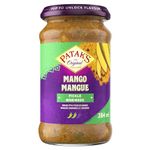 Patak's Indian Style Mango Pickle, Authentic Indian Flavours, Vegan, Gluten Free, 284ml