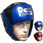 Boxing headgear junior helmet protector in Professional training for kids of martial arts, MMA, Taekwondo, Kick boxing, Sparring Sports 1121 (1121 Blue, Small)