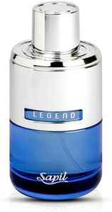 Sapil Legend Eau de Parfum for Men – Long-Lasting Dubai Perume – Spicy, Woody, Fresh & Aromatic Scent with Citrus & Warm Spices – 3.4 Oz (100ml) – Sophisticated Fragrance for Daily & Evening Wear
