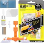 flintronic Windshield Crack Repair Kit, Car Windscreen Repair-Kit for Chips and Cracks, Professional Cracked Glass Repair Liquid, Quick Fix windshield Tool for Automotive, Car (Orange)
