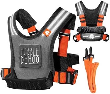 Hobbledehoo Active Child Harness, Safety Harness for Kids & Toddlers Aged 2-7 Years, Child Harness for Walking & Supporting SEN and Special Needs (Orange Harness with Leash)