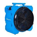 MOUNTO 16-Inch Axial Blower Exhaust Fan - 1HP, 5000 CFM, 200pa, Durable, Stackable, Ductable for Efficient Ventilation