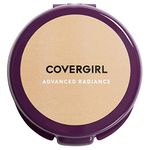 COVERGIRL Advanced Radiance Age-Defying Pressed Powder, 1 Container (.39 oz) Natural Tone, Creamy Facial Powder, Sensitive Skin Safe (packaging may vary)