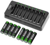 BEVIGOR 8 Pcs 2800mAh AA Rechargeab