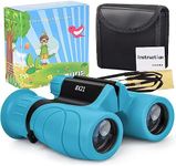 Kids Binoculars,Shockproof 8 x 21 High Resolution Compact Kids Binoculars Real for 3-12 Boys and Girls,Perfect for Bird Watching, Hiking,Camping,Travel, Christmas Birthday Gift