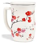 Tea Forte Fiore Ceramic Tea Mug wit