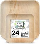 Chic Leaf Palm Leaf Disposable Plat