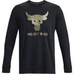 Under Armour Mens Project R Brahma Long Sleeve T-Shirt Black L