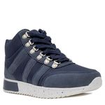 Nautica Womens High-Top Sneaker Bootie Lace-Up Ankle Boot-Matilda, Navy, 8.5