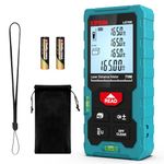 Kiprim 70m Laser Distance Measure High Accuracy 229ft LD70E Laser Tape Measure Compact Laser Measurement Tool with Larger Backlit LCD Display,ft/m/in Switching,Bubble Level