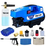 Texum TX-25D Portable high Pressure Car Washer Machine for Washing car, Bike, Vehicle, 165 Bar Max Pressure and 2000 watt Motor Power. (Updated Model)
