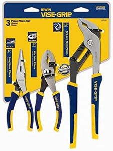 IRWIN Tools VISE-GRIP Pliers Set, 3-Piece Traditional (2078704), Blue