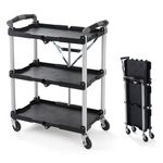 Folded Service Cart