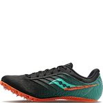 Saucony Men's Spitfire 5 Cross Country Running Shoes, Black/Cool Mint, 11 UK