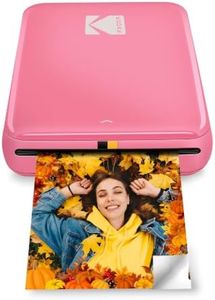 KODAK Step Instant Smartphone Photo Printer, Portable Mini Color Wireless Mobile Printer, Zink 2x3” (5.1x7.5 cm) Sticky-Back Photos, Bluetooth Compatible with iOS & Android Devices, Editing App, Pink