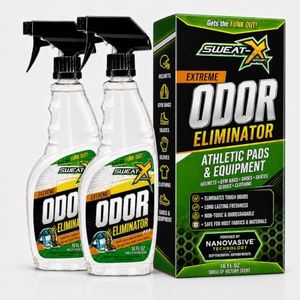 SWEATX Odor Eliminator Spray for Shoes and Clothes, 16 fl oz, 2 Pack
