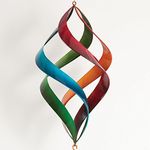 Bits and Pieces - Rainbow Enameled Wind Spinner - Garden Decoration