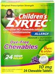 Zyrtec Children's Dye-Free Chewable