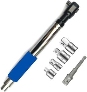 Tigbrother Offset Wrench Extender - 1/2" Drive Impact Wrench Adapter, Heavy-Duty Ratchet Extension for Tight Spaces, Fits Standard Sockets