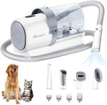 Bawetech Dog Clipper Grooming Kit and Vacuum, 2.5L Large Capacity Dust Cup, 5 Pet Grooming Tools, 10KPa Powerful vacuum, Low Noise Dog Hair Remover Pet Grooming Supplies for Dogs Cats