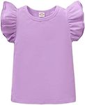 Baby Girls Ruffle Sleeve T-Shirts T