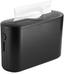 Modunful Paper Towel Dispenser Countertop, Multifold Hand Towel Dispenser, Napkin Dispenser for Kitchen, Bathroom, Toilet, Bedroom(Black)