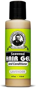 Uncle Harry's Lavender Seaweed Hair Gel & Volumizing Conditioner | 2 in 1 Natural Styling Gel & Hair Moisturizer for Dry Hair Damaged | 100% Pure Hair Care Products for Women & Hair Gel for Men